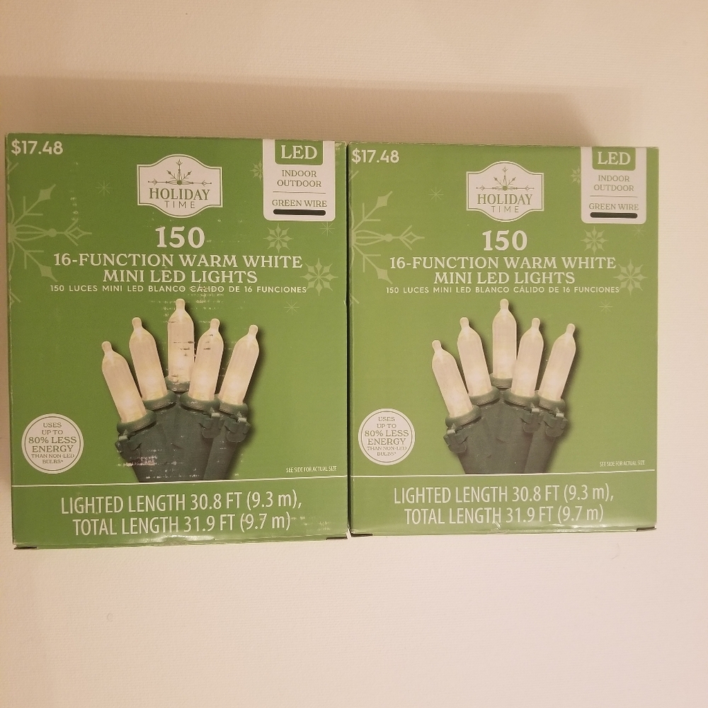New Christmas 16 Function Warm White LED lights